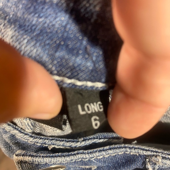 Harley-Davidson Women’s Bootcut Jeans Size 6 Long Medium Wash Stretch Denim - Picture 6 of 11